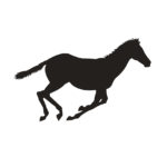 Western Style Tile - Horse-Running Colt