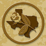 Western Style Tile | Texas State and Rose