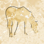 Western Style Tile - Grazing Horse