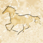 Western Style Tile - Running Horse