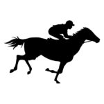 Western Style Tile -Jockey, Race Horse