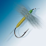 Fly Fishing Fly, Tile, Blue Wing Olive