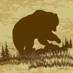 Wildlife Tile • Grizzly Bear