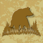 Wildlife Ceramic Tile Grizzly Bear