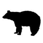 Wildlife Tile Single Black Bear