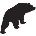 Wildlife Tile Single Grizzly Bear -2
