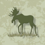 Wildlife Tile Single Moose