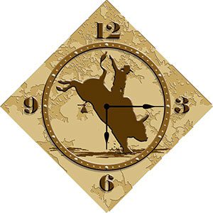 Wall Clock, Bull Rider