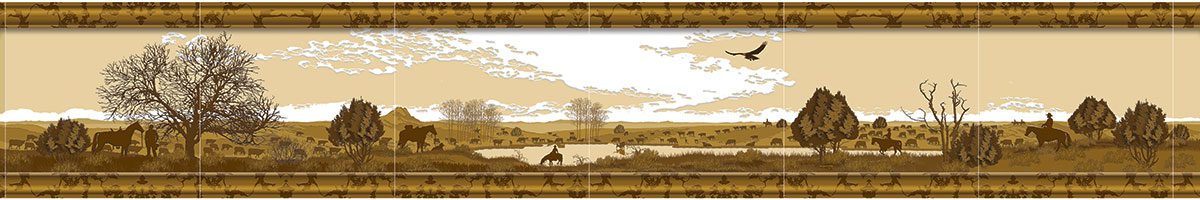 Watering-the-Cattle-Roundup_12x72---STORYLINE-FRAMED