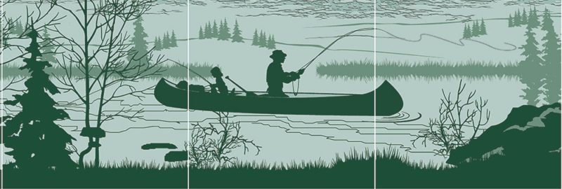 Dad-and-Daughter---Canoe-Fly-Fishing