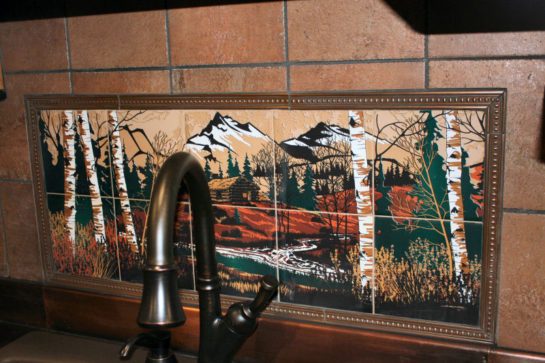 Kitchen Backsplash Tile Mural