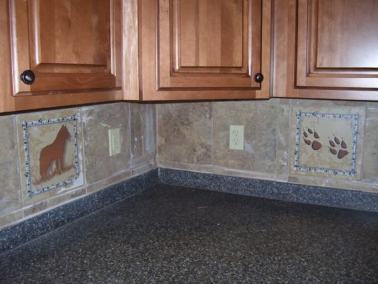 Kitchen Backsplash Wildlife Tile
