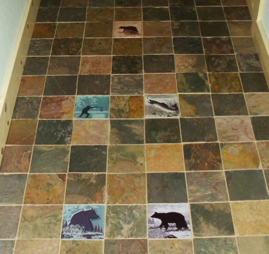 Random Wildlife Floor Tile