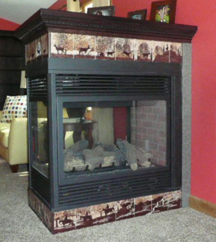 Fireplace Trim Western and Wildlife Tile